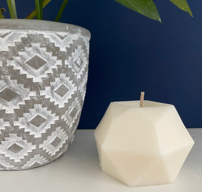 SMALL GEO GEM CANDLE