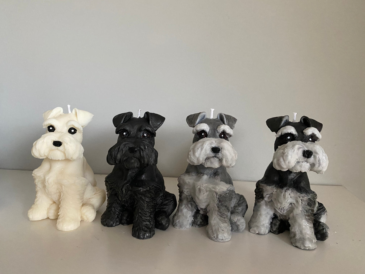 Schnauzer Candle