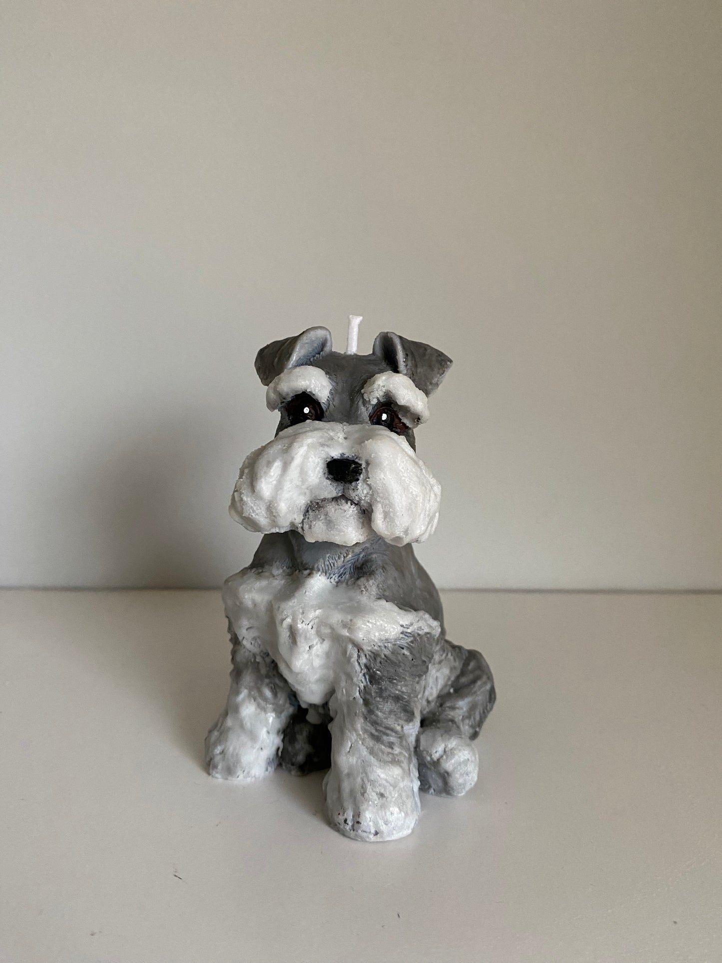 Schnauzer Candle