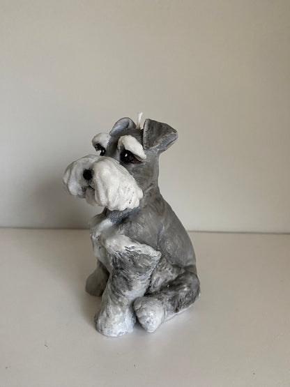 Schnauzer Candle