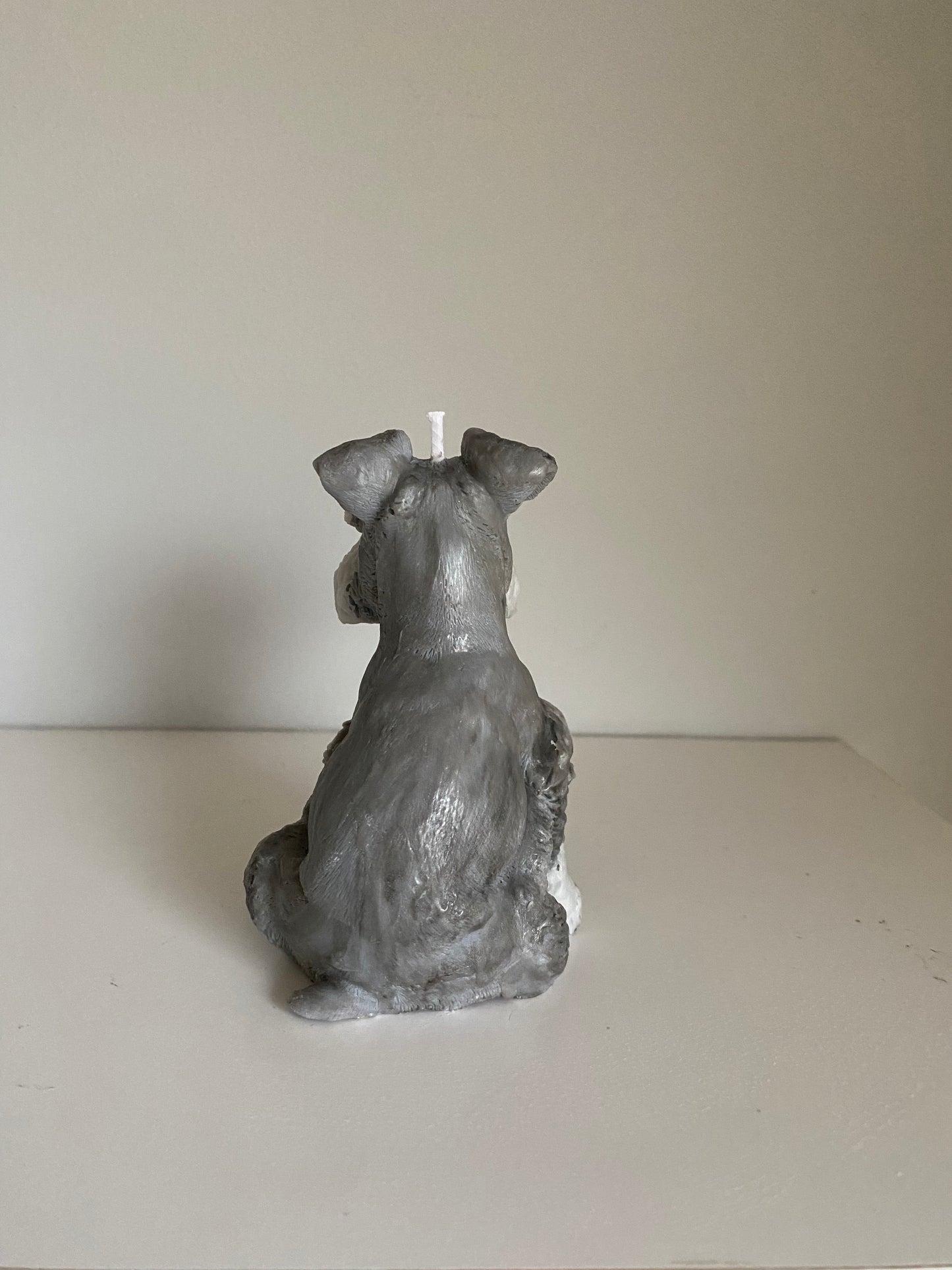 Schnauzer Candle